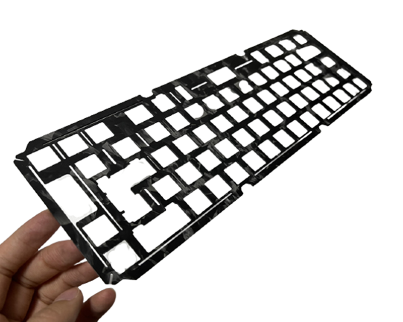 Best Sale Custom Matte Waterproof High Strength Carbon Fiber Sheet For Keyboard Plate